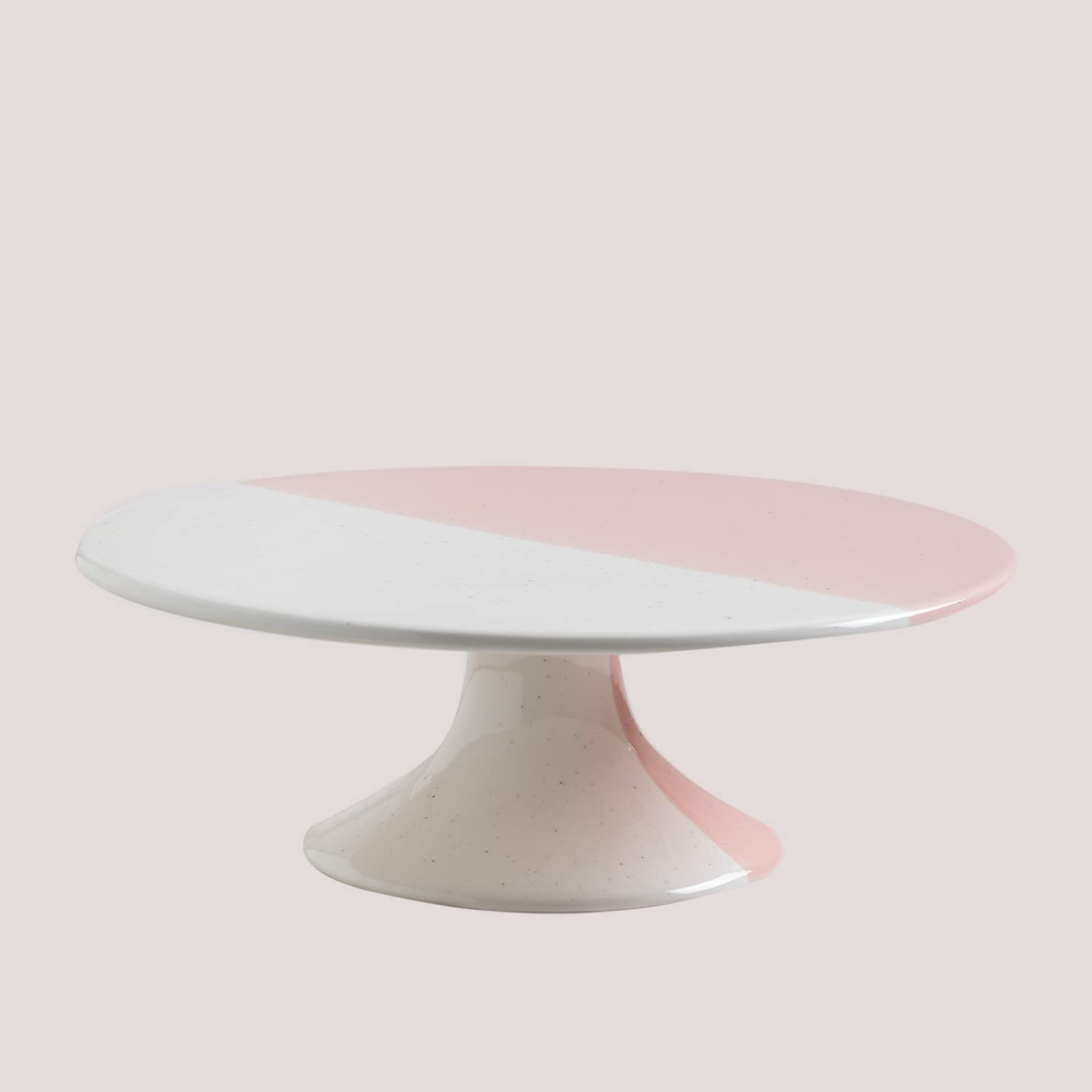 Sklum Tracya alzata torta porcellana rosa Ø26,5 cm