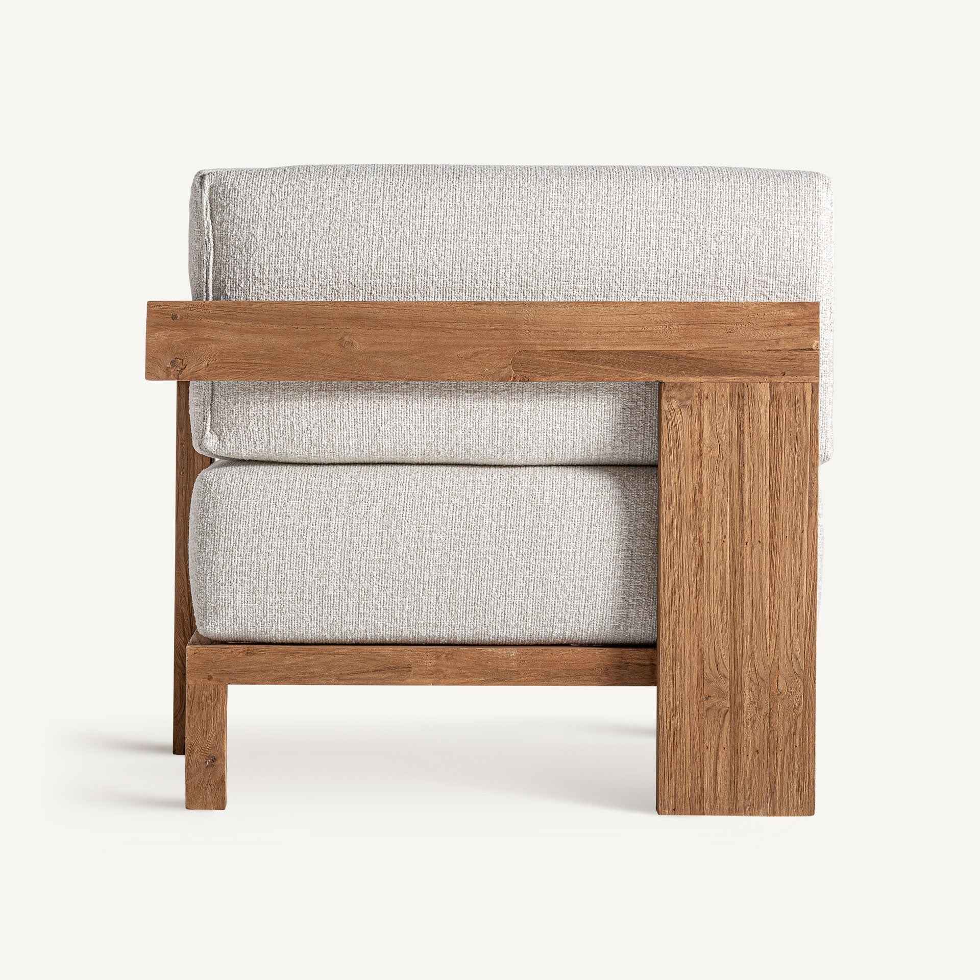 Bambua Testa modulo divano angolare da esterno teak