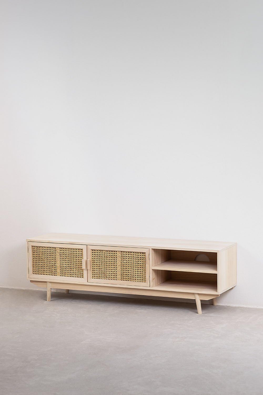 Sklum Ralik mobile TV 150x40 cm legno rattan