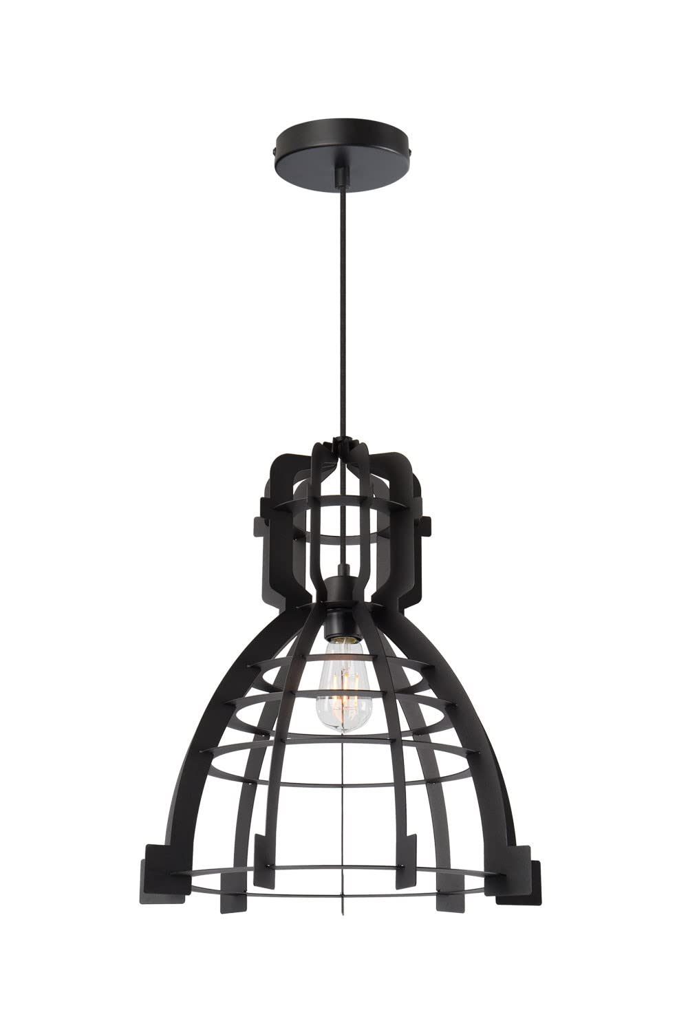 Sklum Edge lampadario nero Ø42 cm acciaio