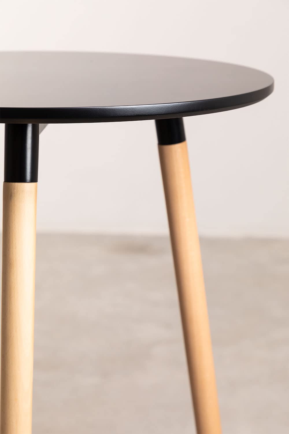 Sklum Royal Design Black&Natural tavolo alto rotondo Ø60 cm