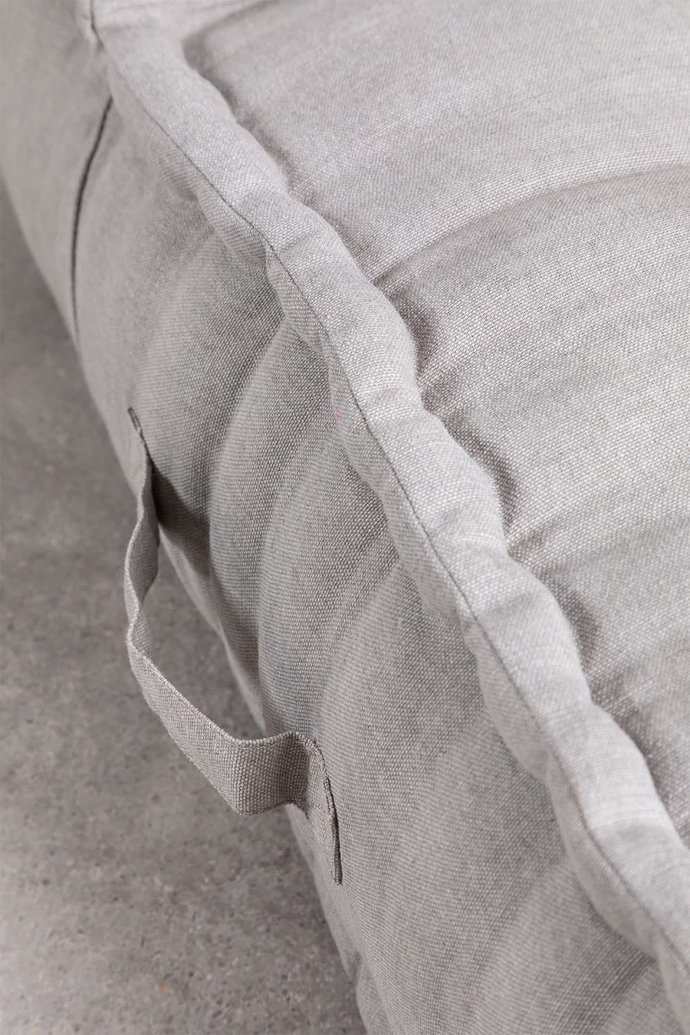 Sklum Dhel pouf modulare grigio chiaro cotone 83 cm