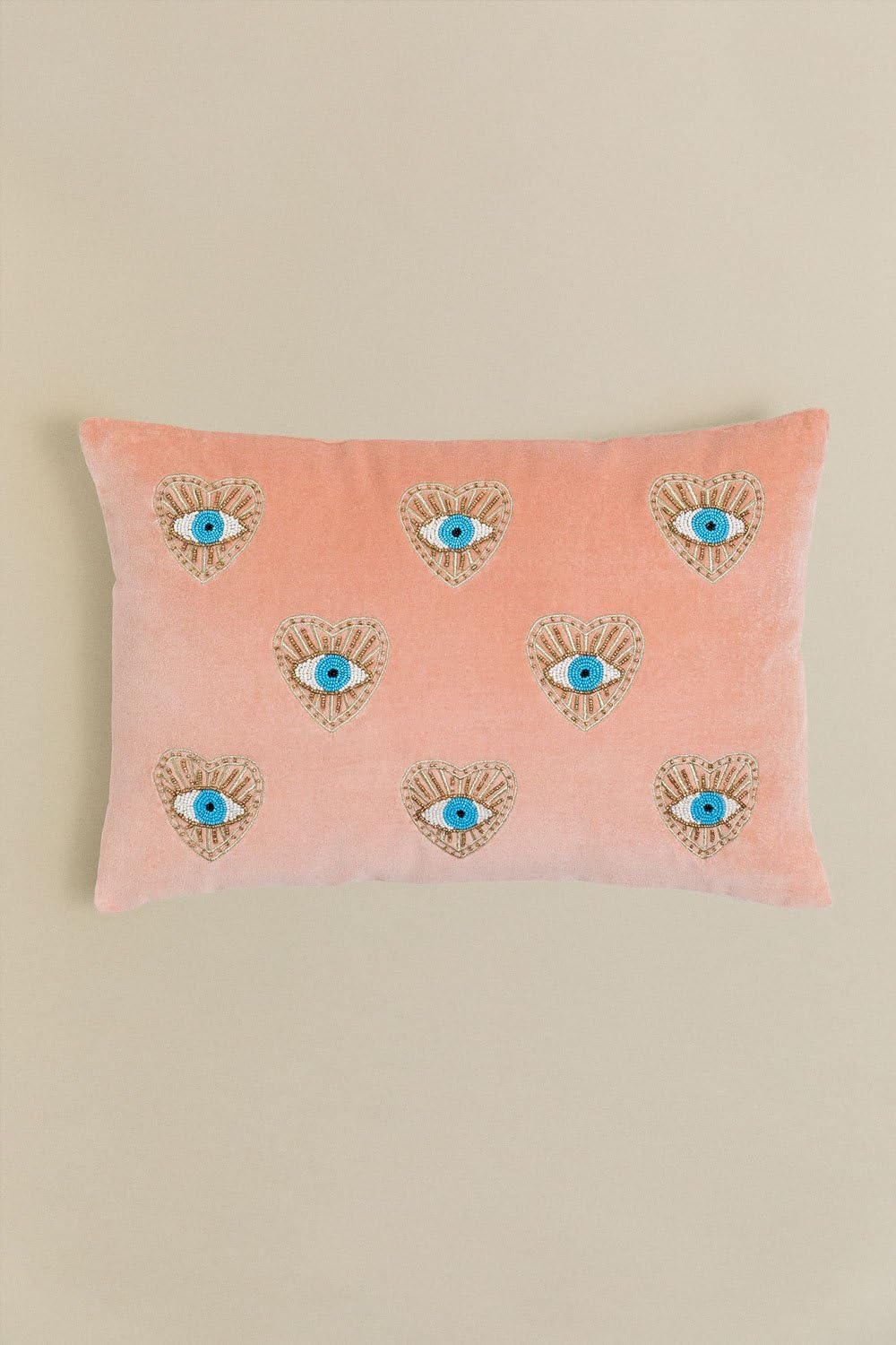 Sklum Denov cuscino rettangolare 35x50 cm velluto blush