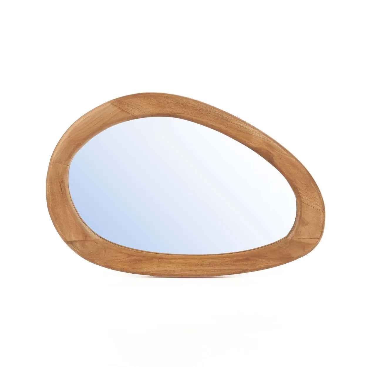 Bambua Organic Specchio da Parete in Teak M Naturale