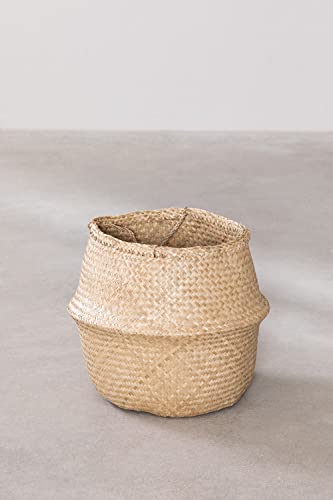 Sklum Kahs portavaso 40x38 cm in giunco intrecciato