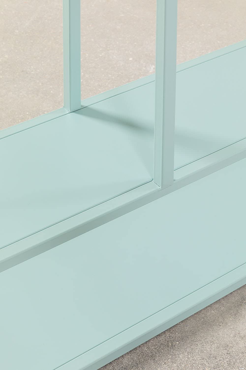 Sklum Thura Scaffale a Parete 120 cm Verde Abete Metallo