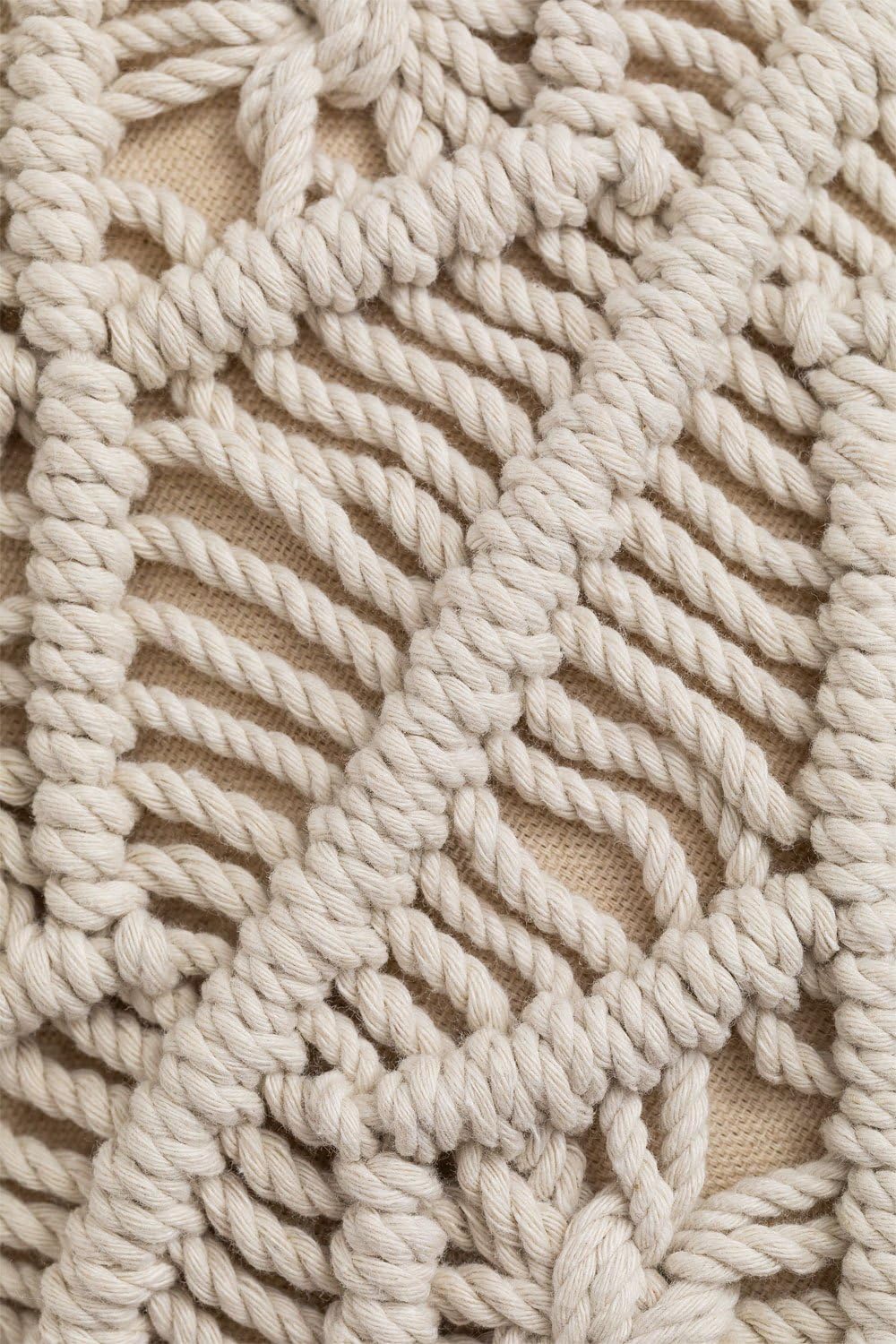 Sklum Narses cuscino quadrato 45x45 macramè cotone