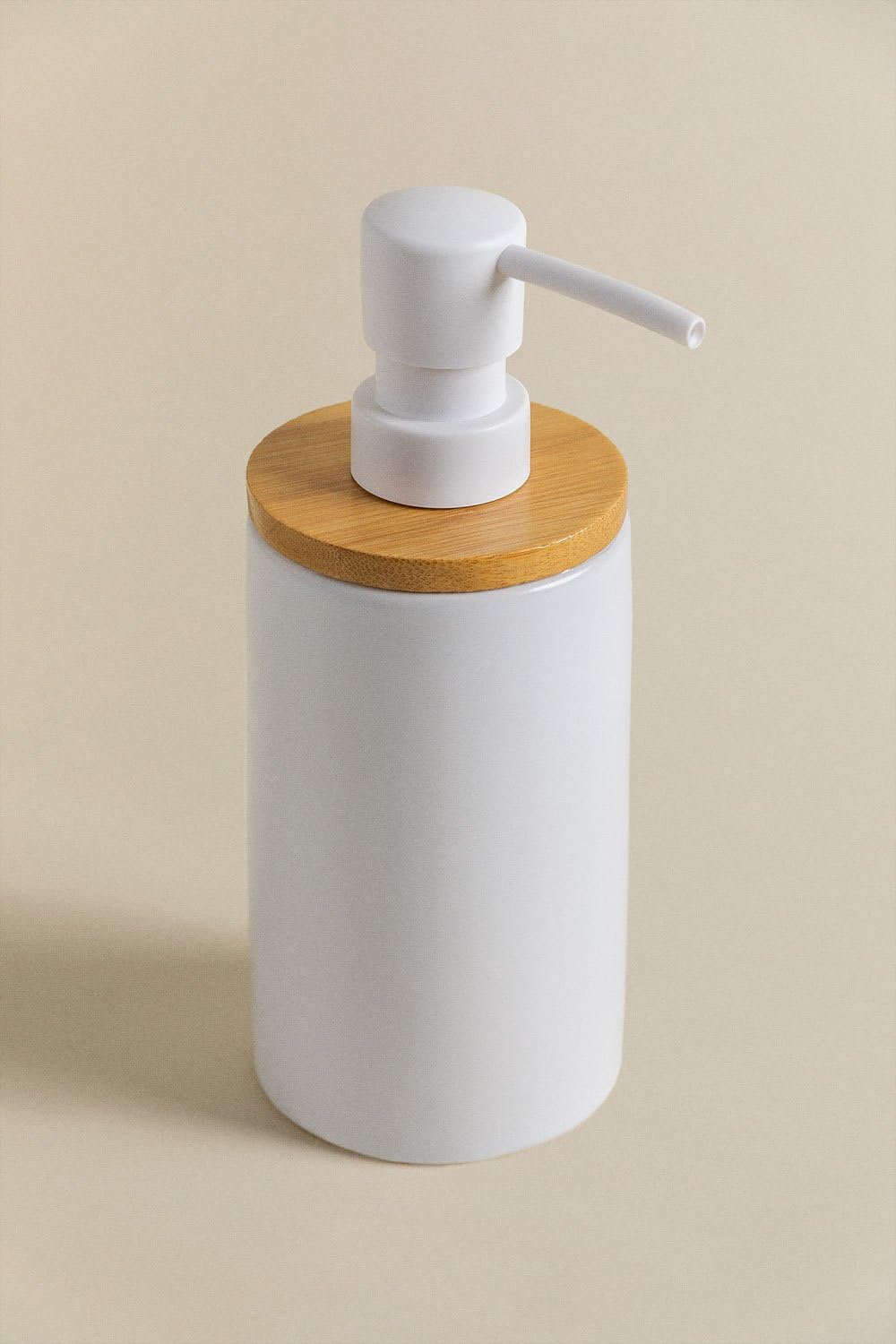 Sklum Elvan Dispenser Sapone Ceramica Bambù