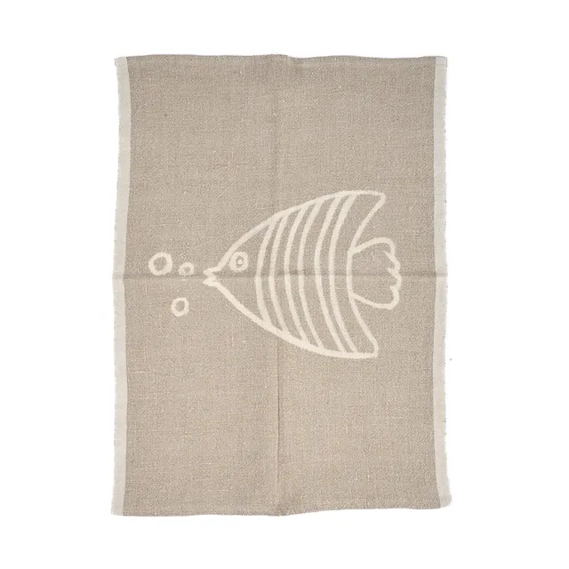 Bambua Linen Fish strofinaccio lino 50x70 naturale