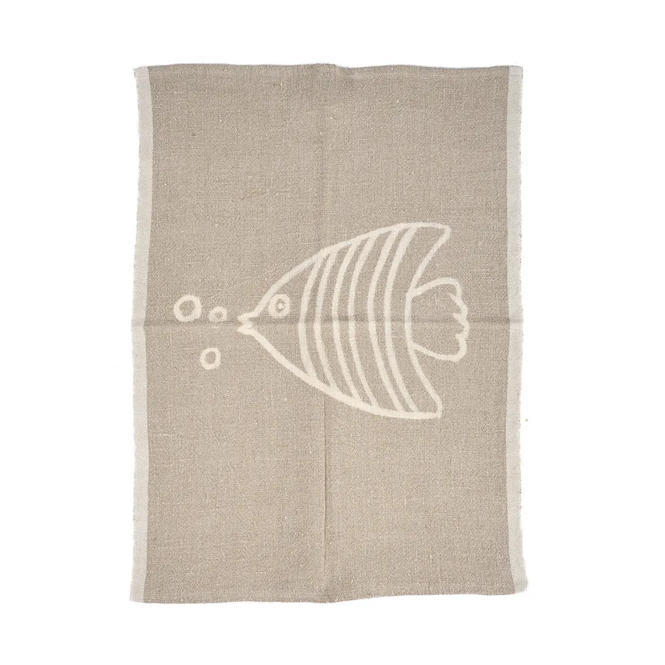 Bambua Linen Fish strofinaccio lino 50x70 naturale