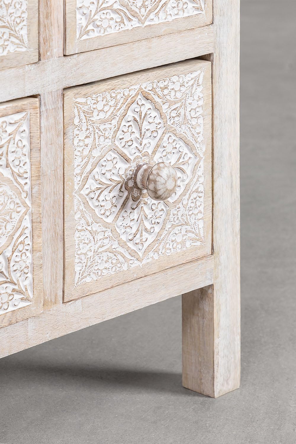 Sklum Bunbur cassettiera in legno mango 9 cassetti