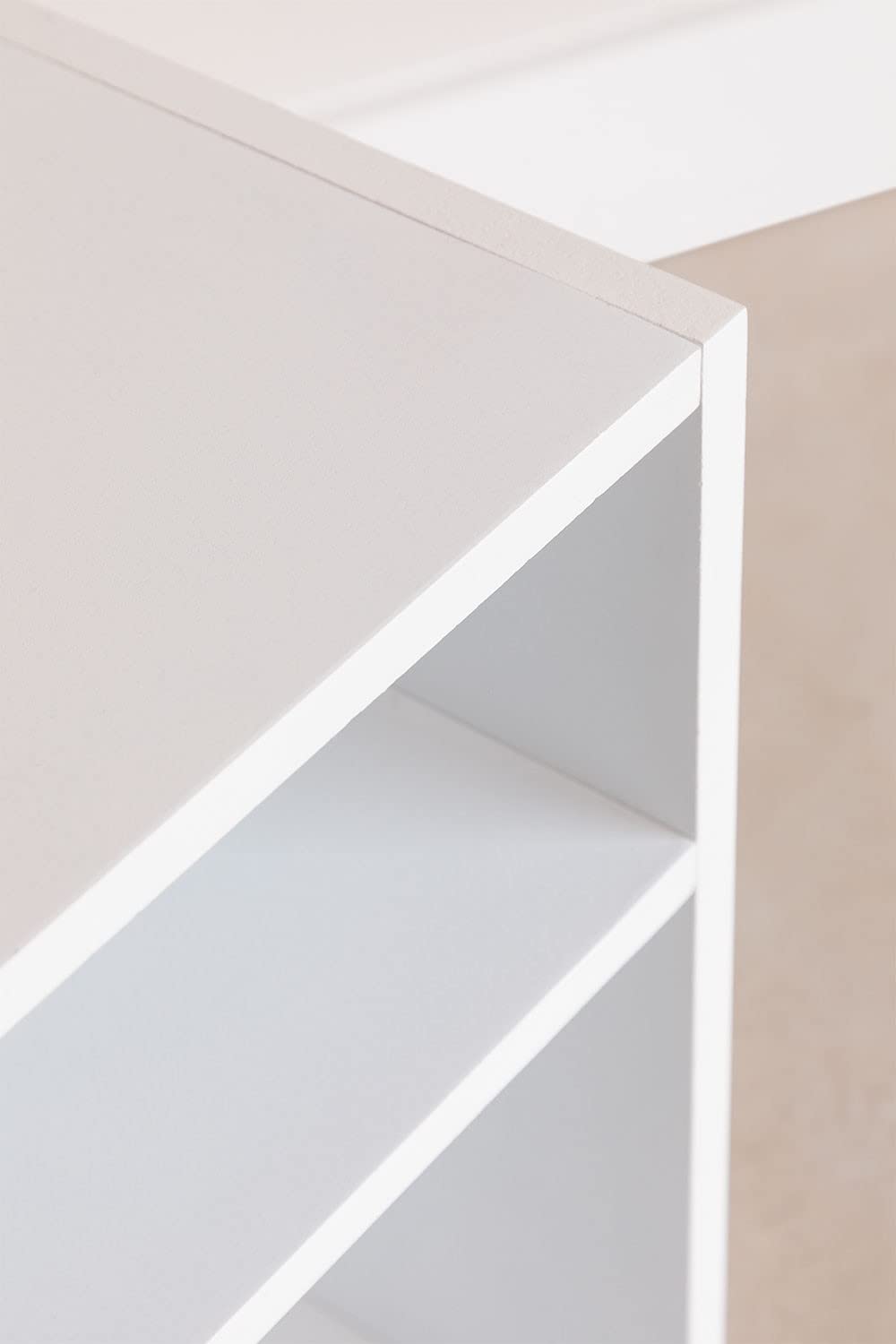 Sklum Moam Comodino in Legno di Pino Bianco 35 cm