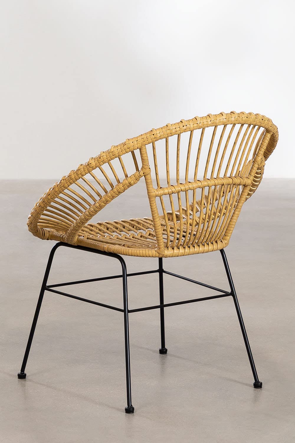 Sklum Koa sedia da giardino rattan naturale