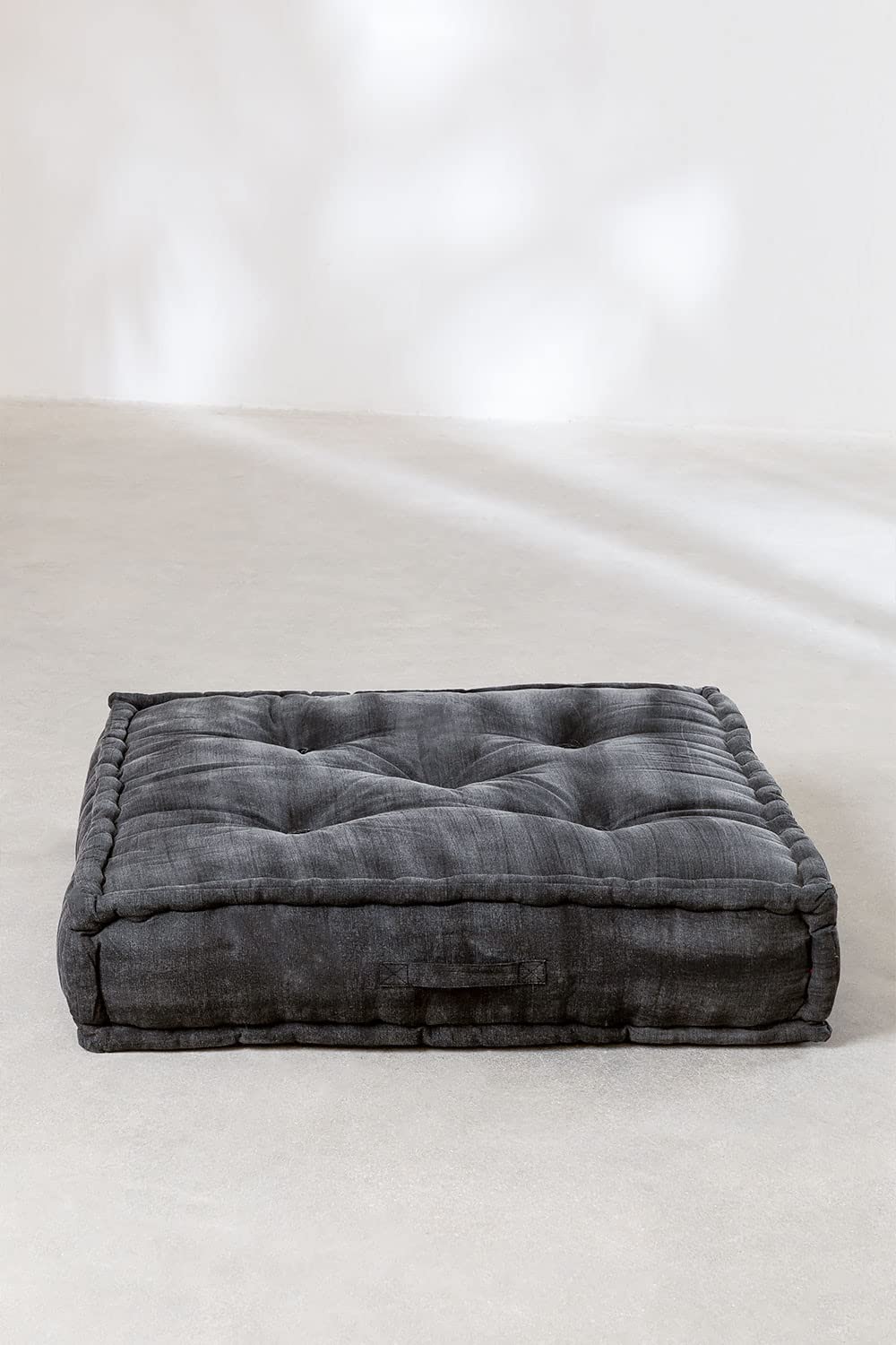 Sklum Dhel Cuscino Divano in Cotone Grigio Grafite