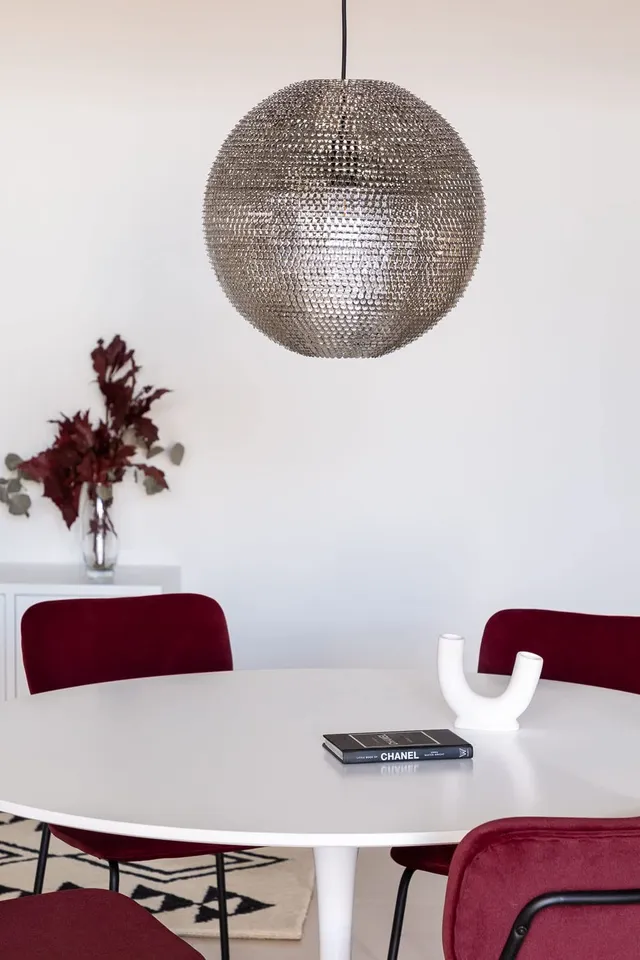 Sklum Globe lampada da soffitto in acciaio Ø40 cm