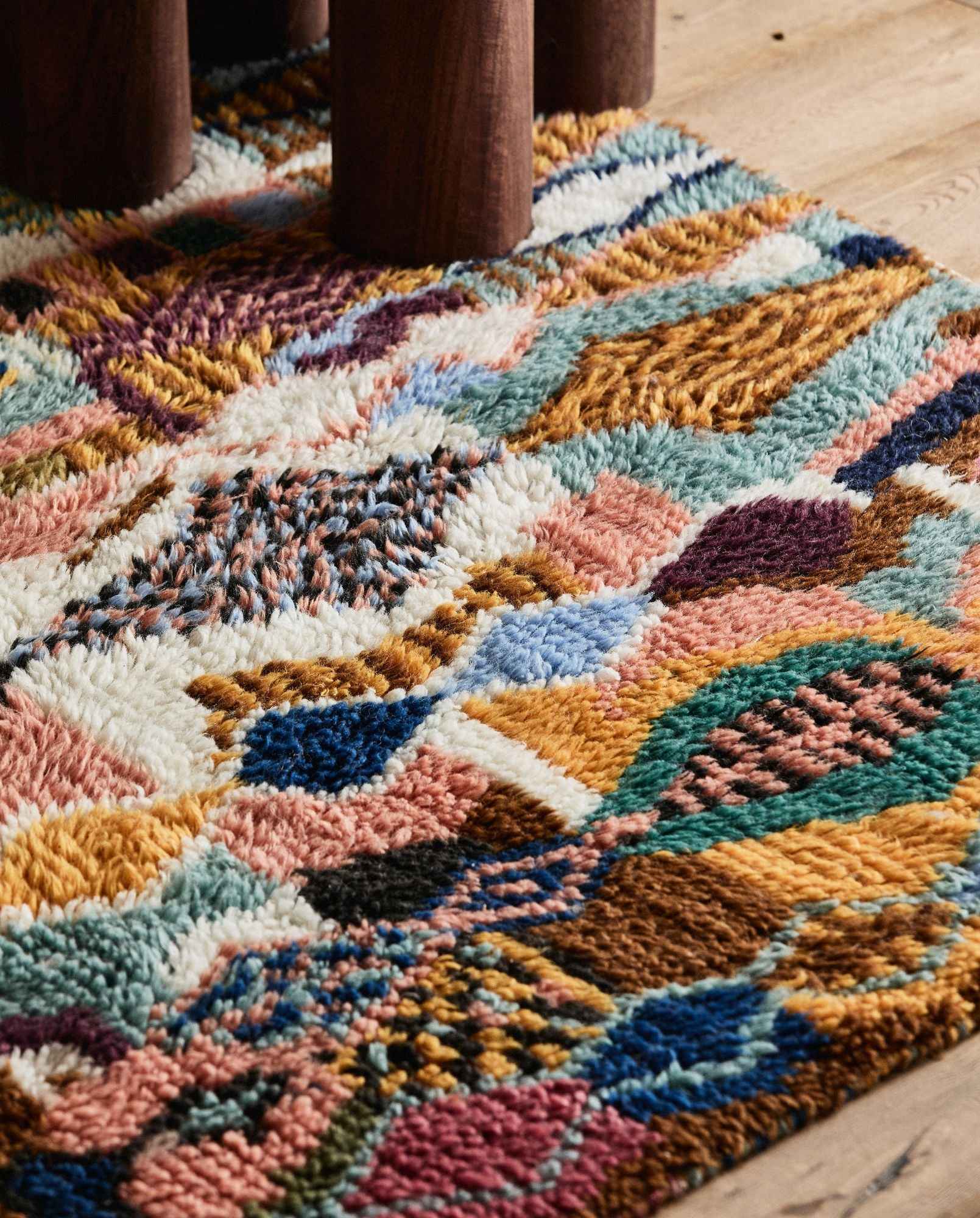 Bambua Pippa tappeto 200x140 multicolore in lana