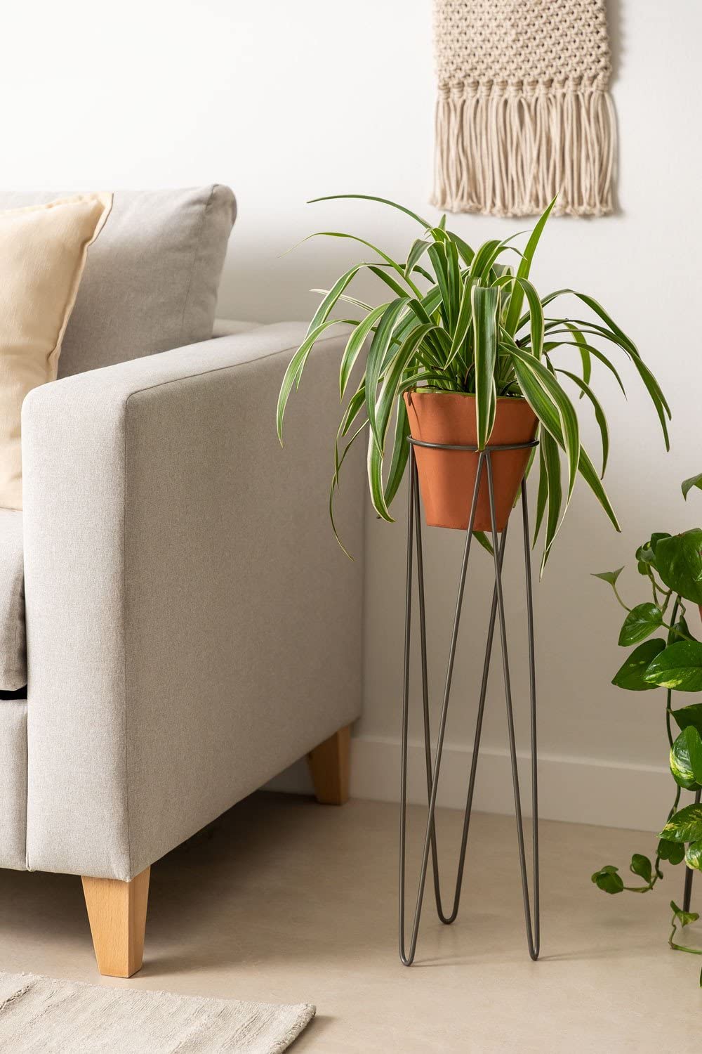 Sklum Dhin 60 cm vaso da terra ceramica treppiede