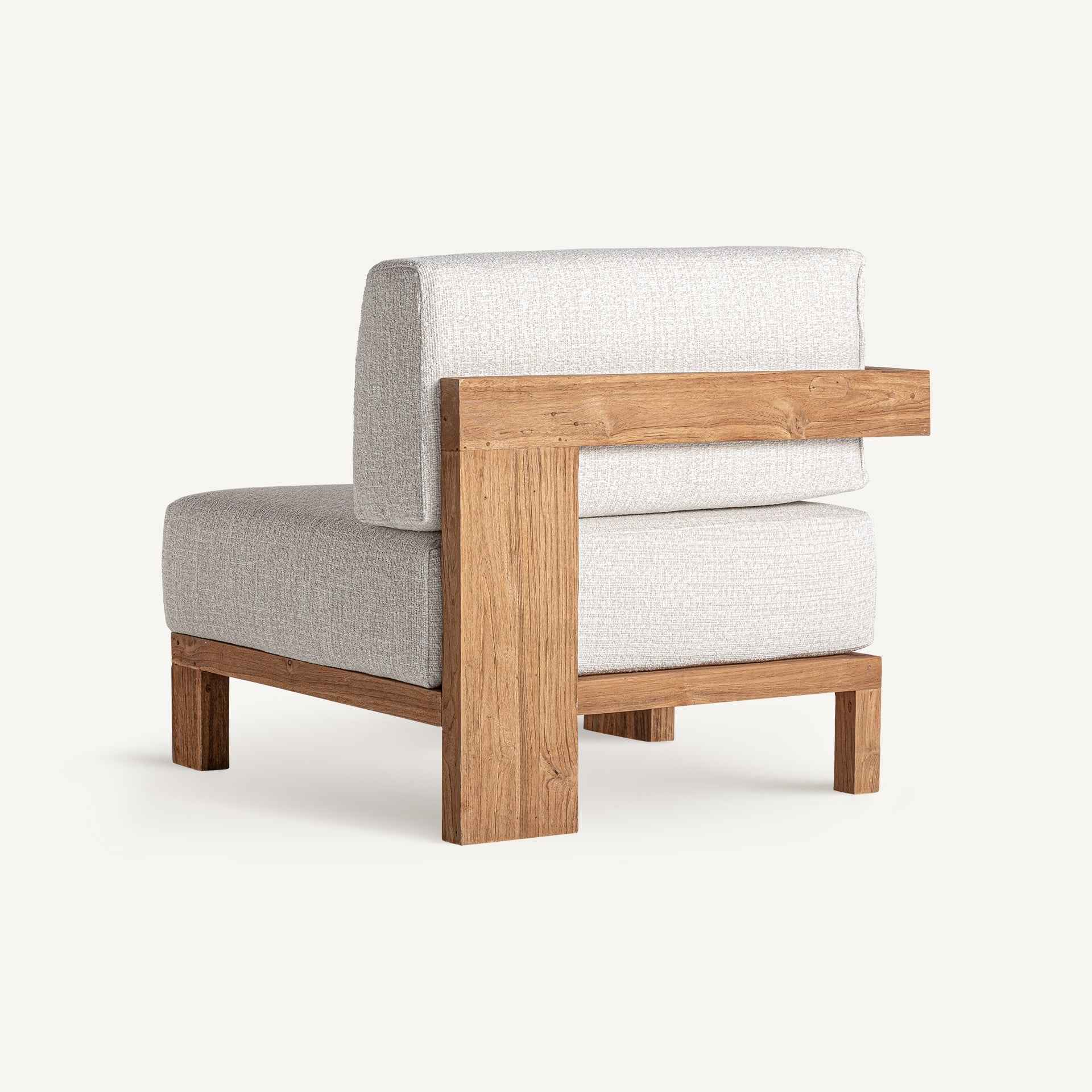 Bambua Testa modulo divano angolare da esterno teak