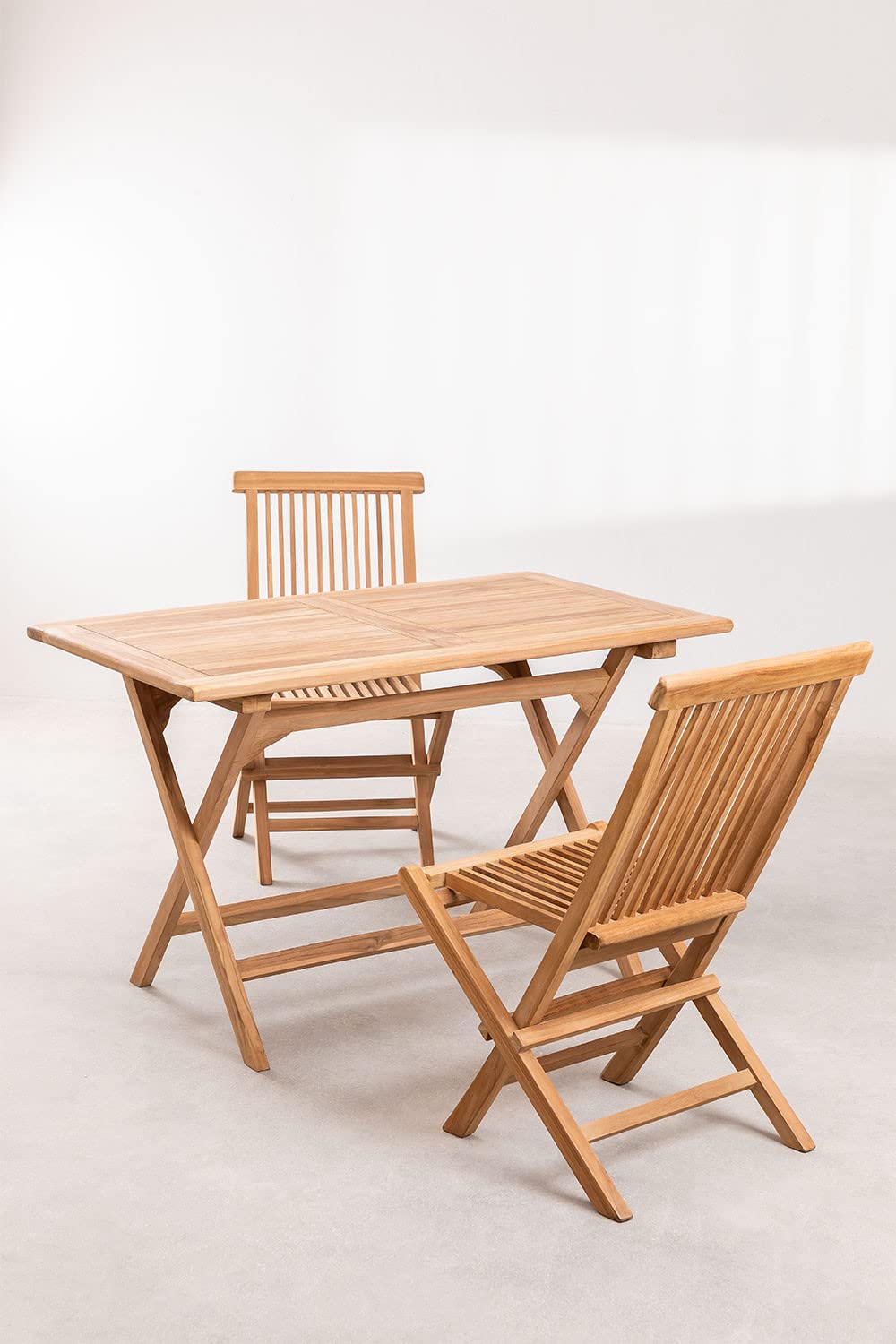 Sklum Pira set giardino teak tavolo + 2 sedie