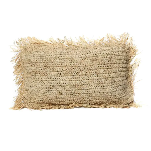 Bambua Raffia federa cuscino 30x50 naturale