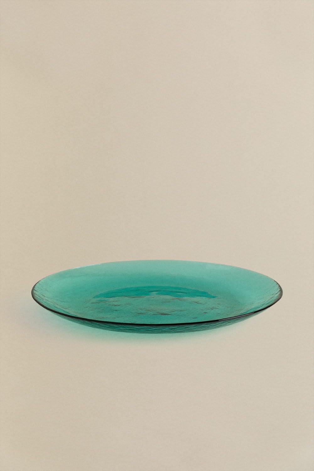 Sklum Yelena set 4 piatti piani in vetro 27,3 cm