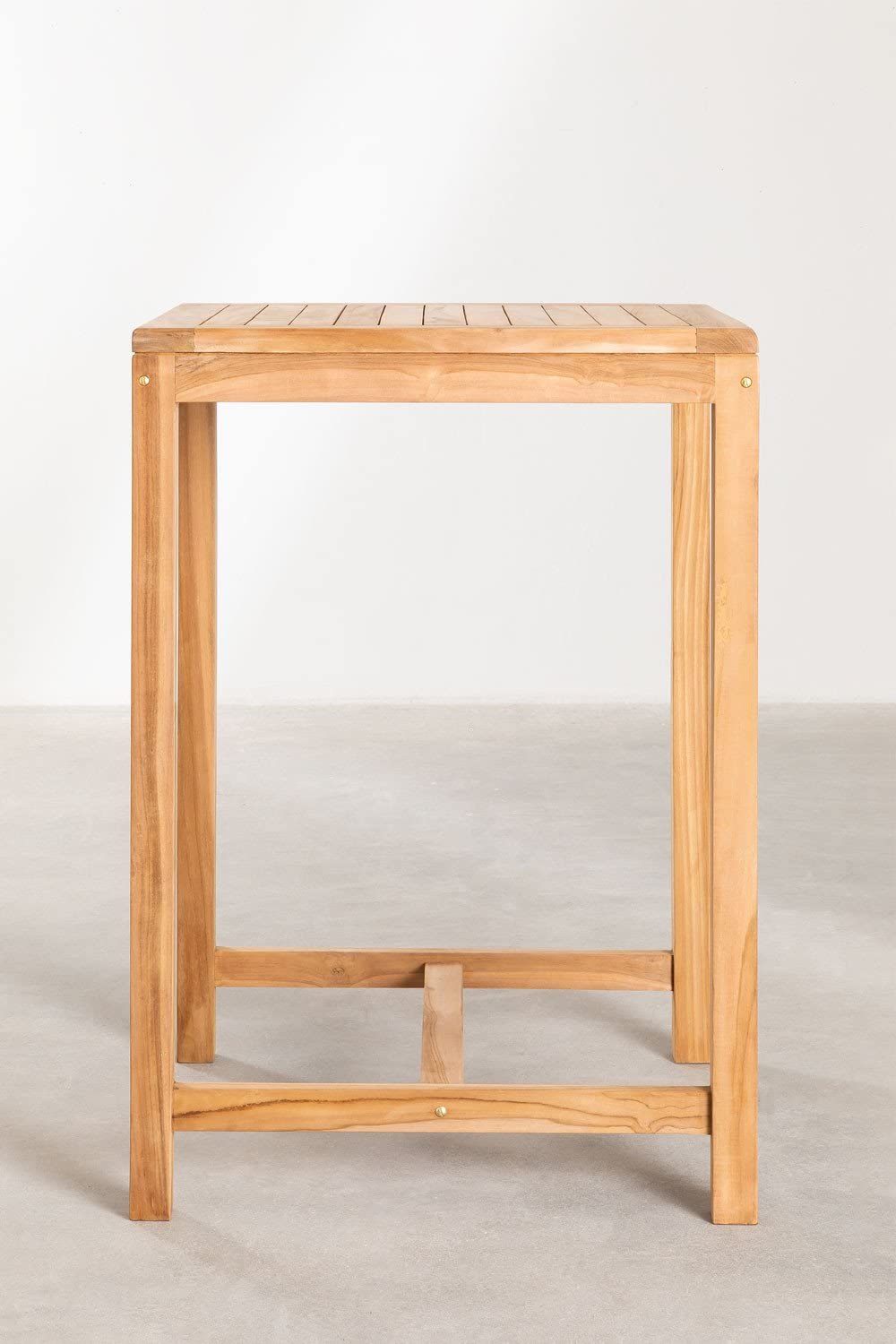 Sklum Pira Tavolo Alto da Giardino 70x70 in Teak