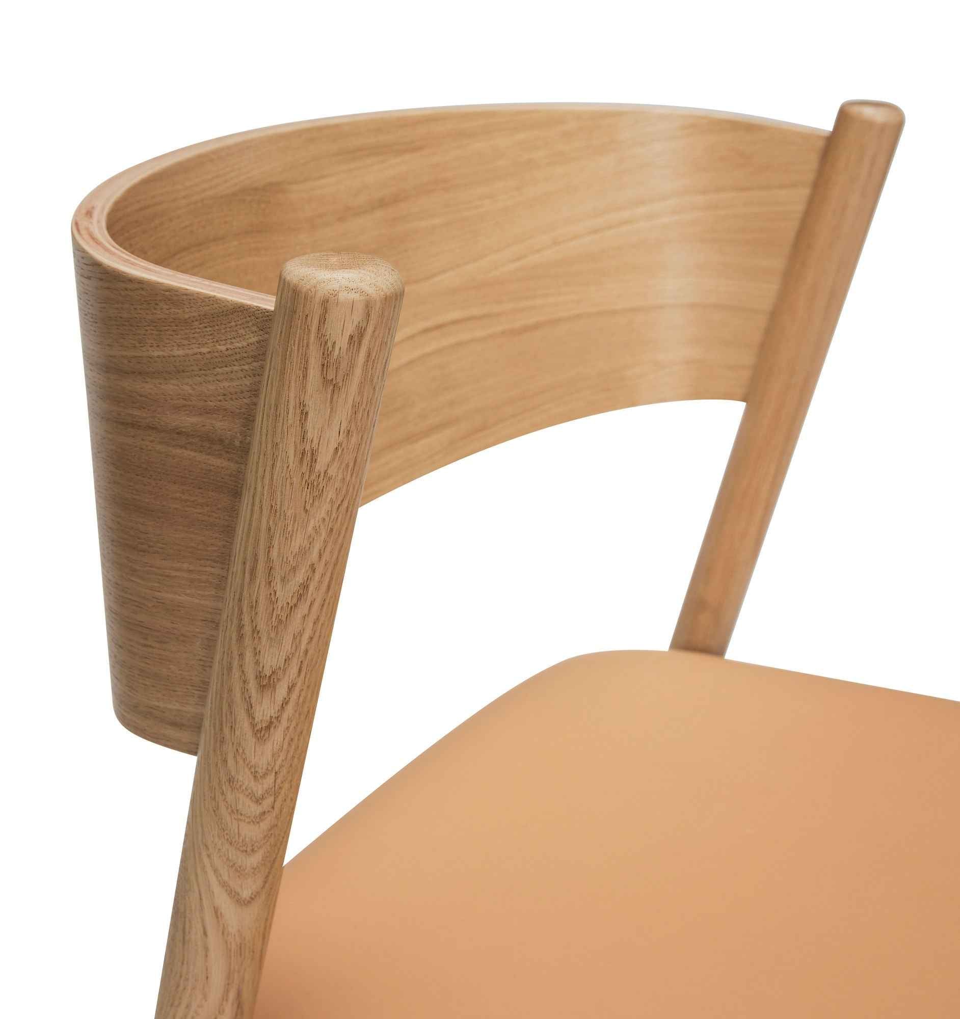 Bambua Oblique sedia pranzo rovere naturale