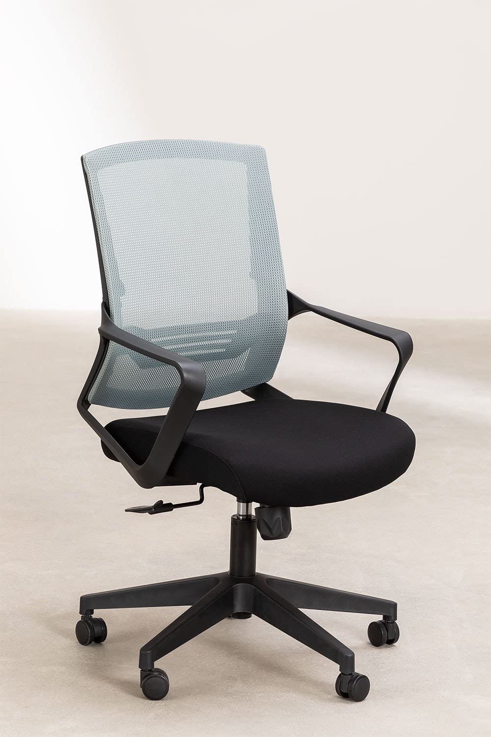 Sklum Work Colors sedia ufficio con ruote grigio nero