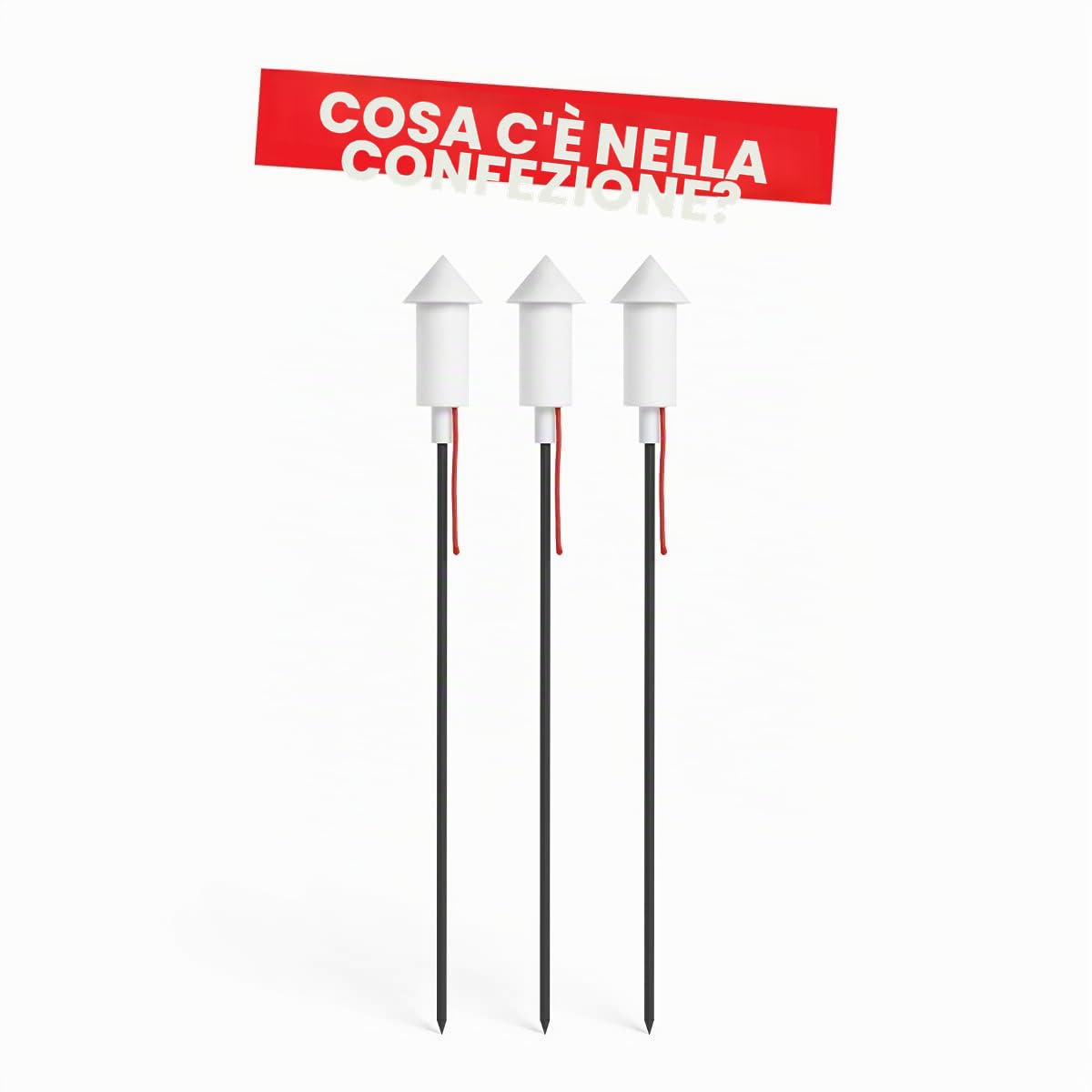 Fatboy Racket lampada solare esterno bianco set 3