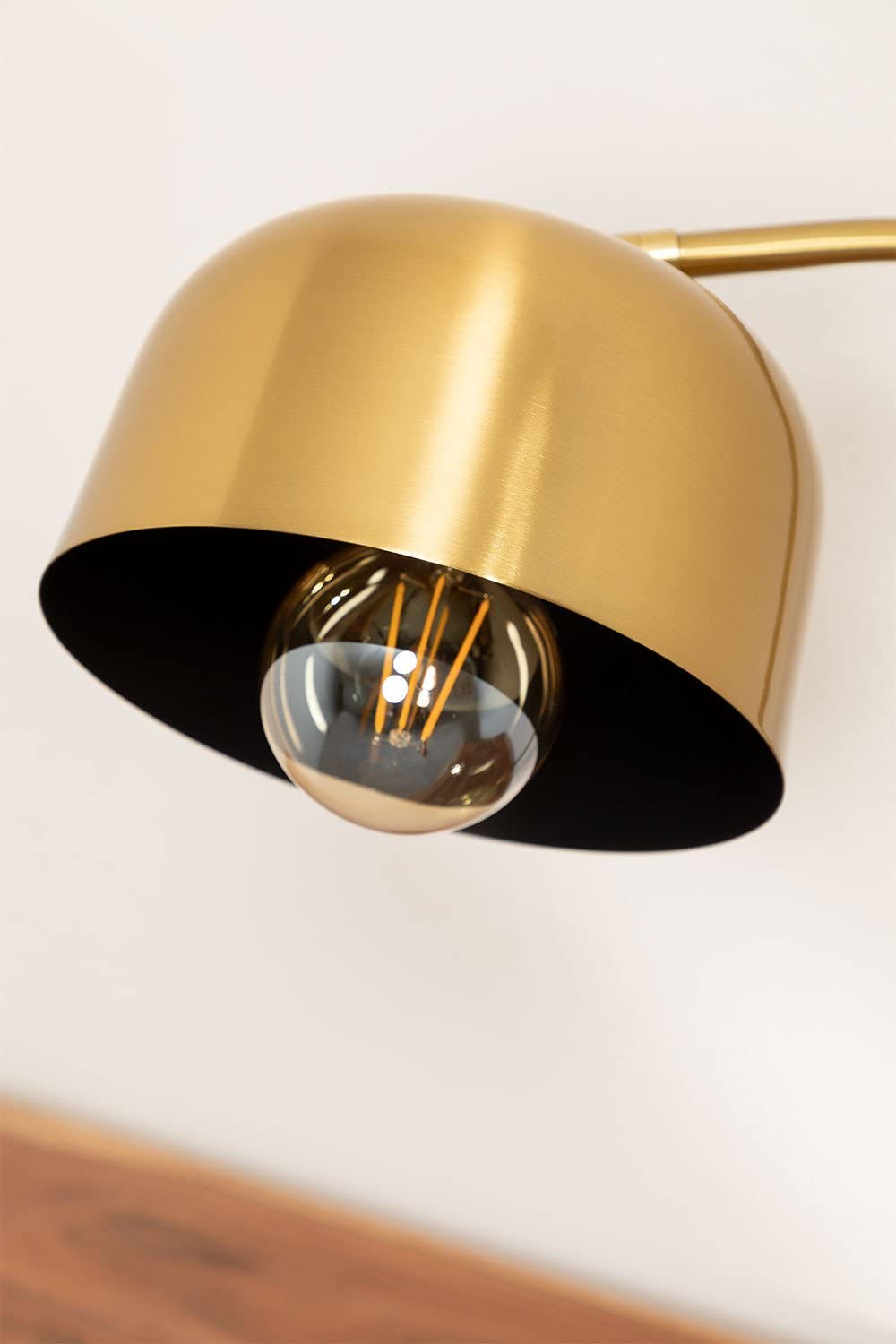 Sklum Koner Lampada da Tavolo Oro 44,5 cm in Ferro