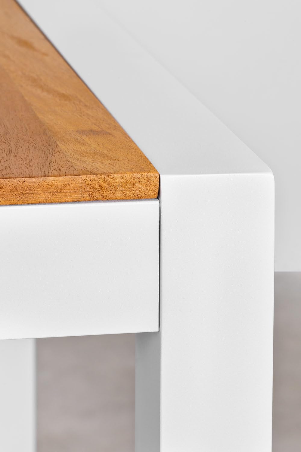 Sklum Archer tavolo bar alto quadrato 70x70 cm bianco