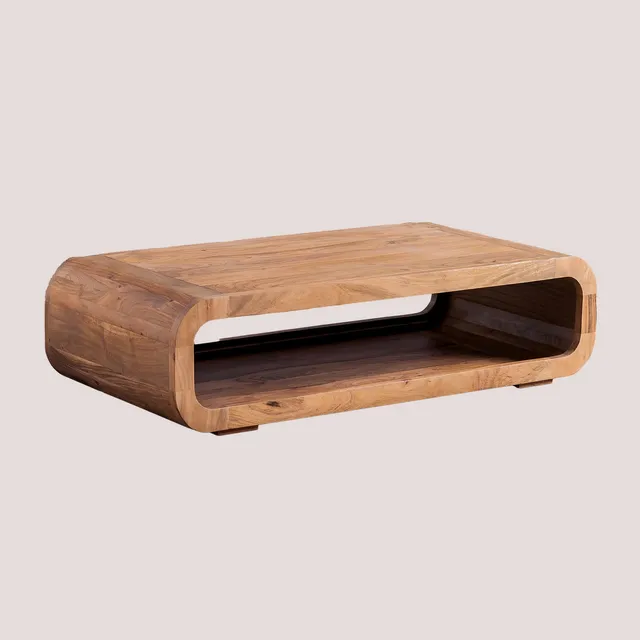 Sklum Vacry tavolino in legno acacia marrone 120 cm