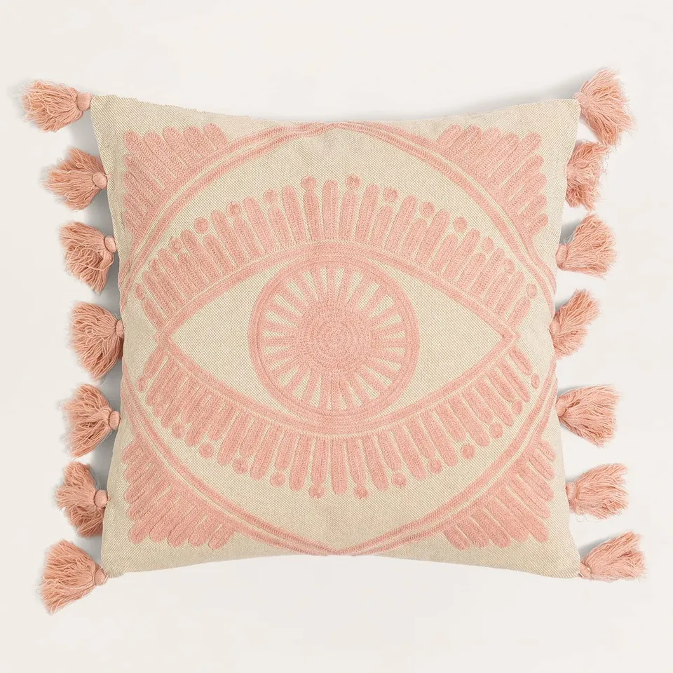 Sklum Osvid Cuscino Cotone 45x45 cm Rosa