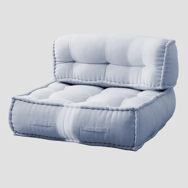 Sklum Yebel Divano Componibile in Cotone Blu Celeste