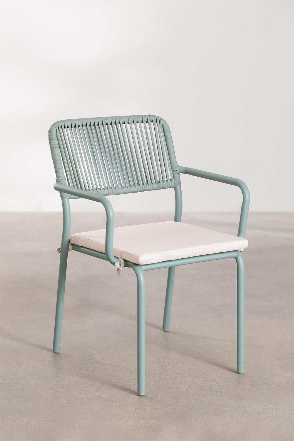 Sklum Arhiza Celadon Sedia da Giardino Impilabile Verde