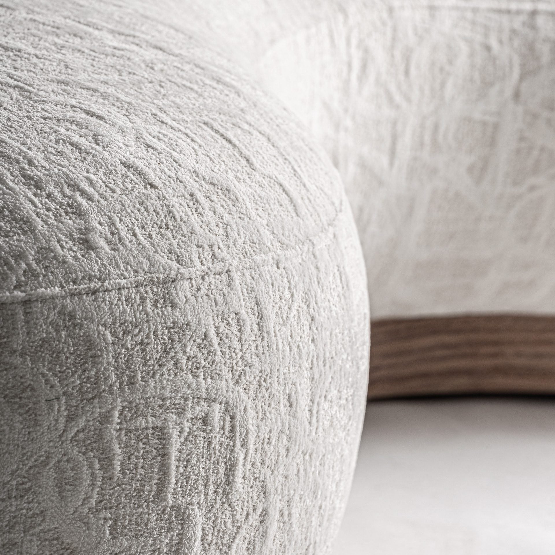 Bambua Morsbach divano tessuto crema base legno