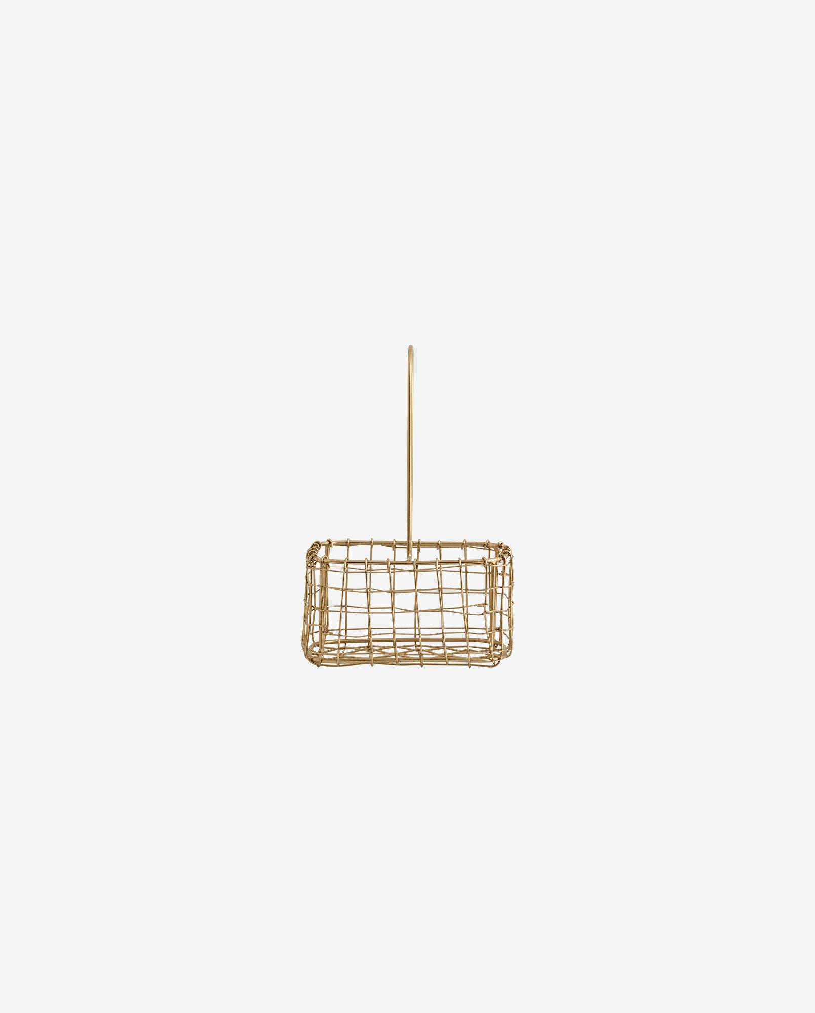 Bambua Naviti cestino dorato S con manico 21 cm