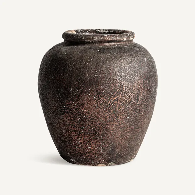 Bambua Eliseo Vase vaso terracotta opaco