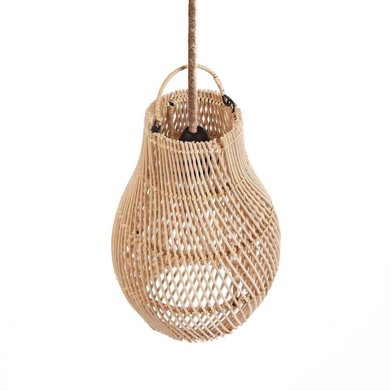 Bambua Piccolo Pendant S lampada a sospensione rattan naturale