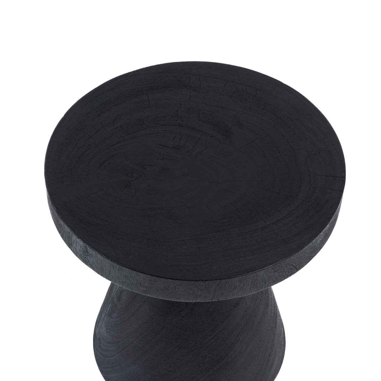 Bambua Gravity tavolino nero in legno di suar