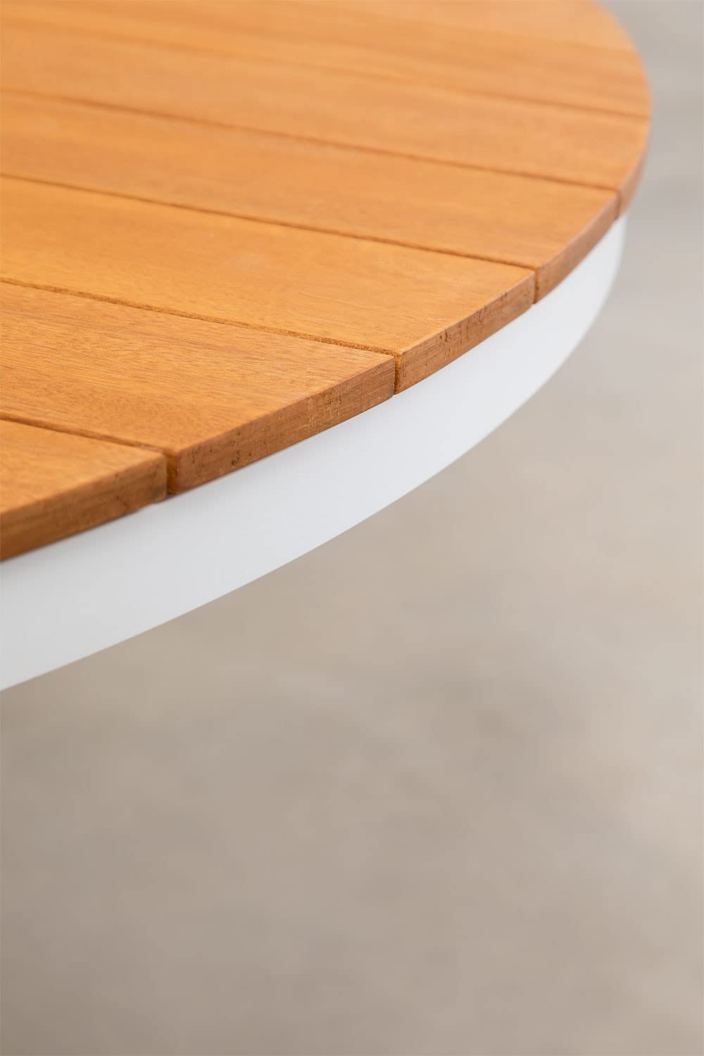 Sklum Archer tavolo giardino rotondo bianco Ø140 cm