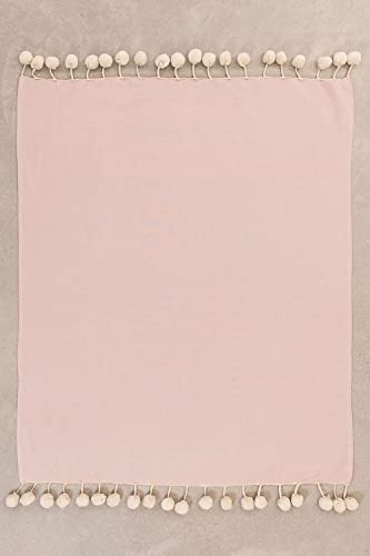 Sklum Olis plaid cotone rosa 163x122 cm nappe