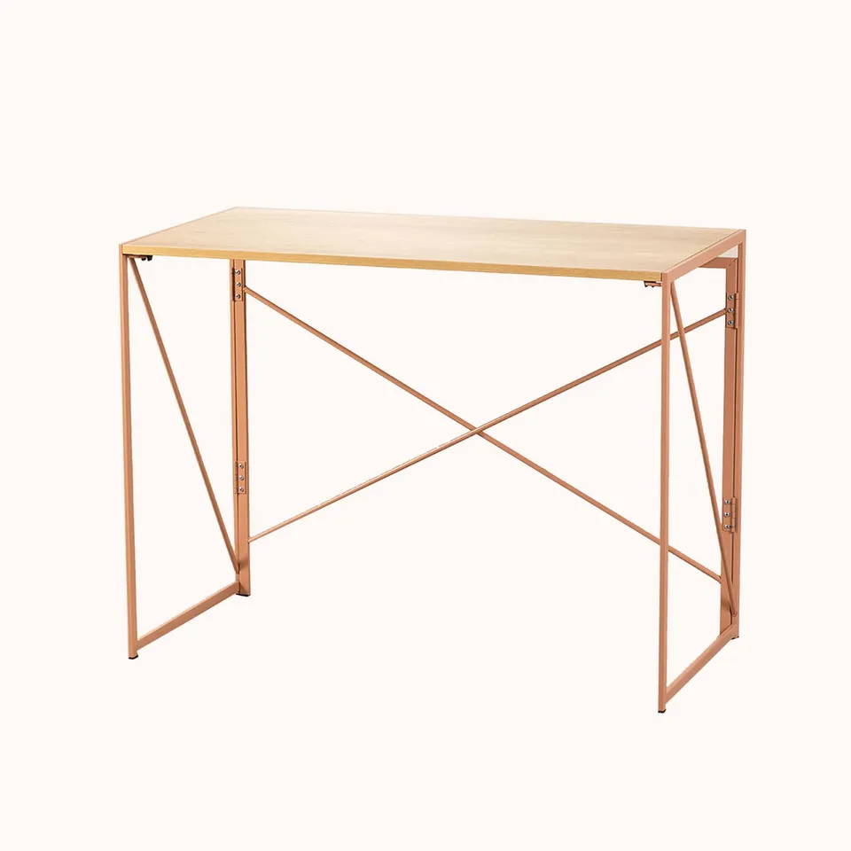 Sklum Andra Scrivania Pieghevole 100x50 cm in MDF e Metallo