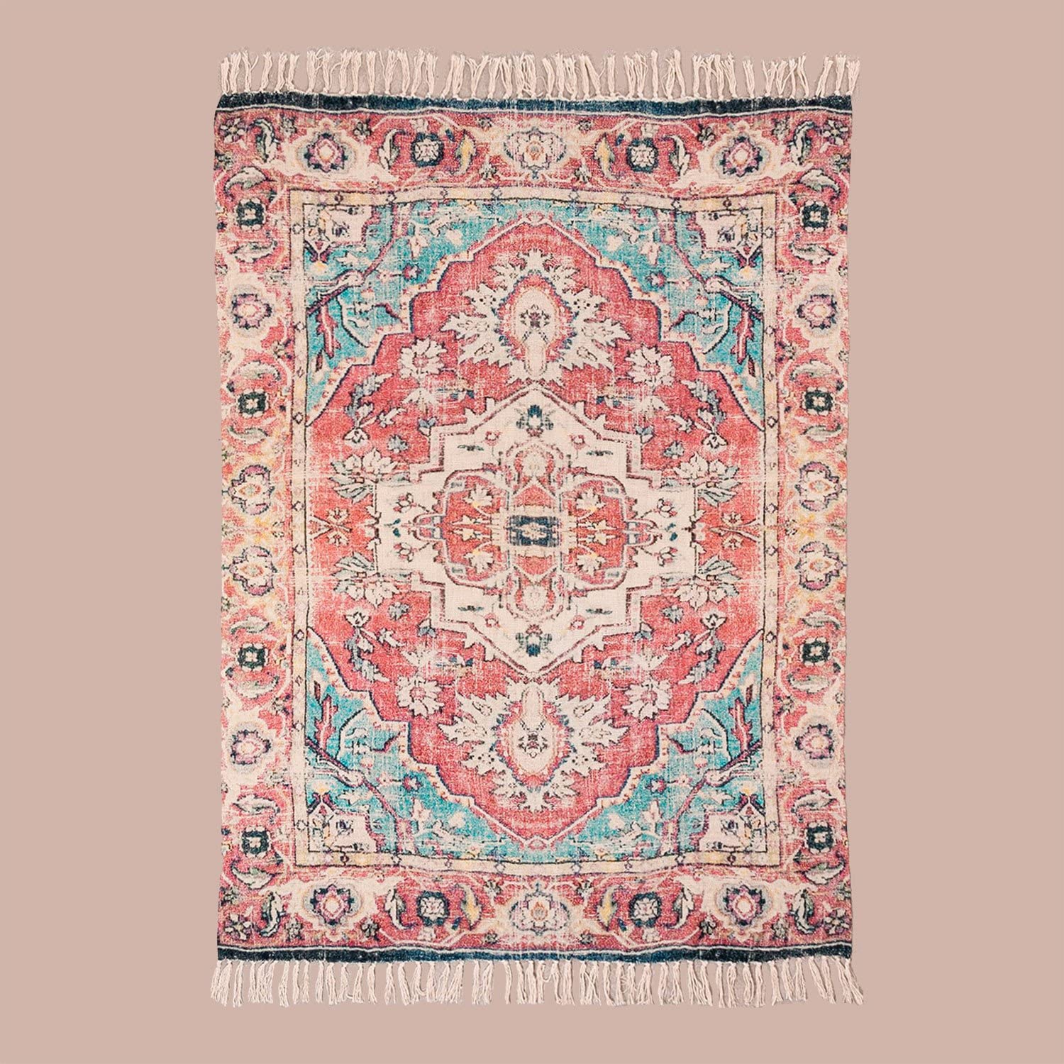 Sklum Moraira plaid cotone multicolor 157x114 cm