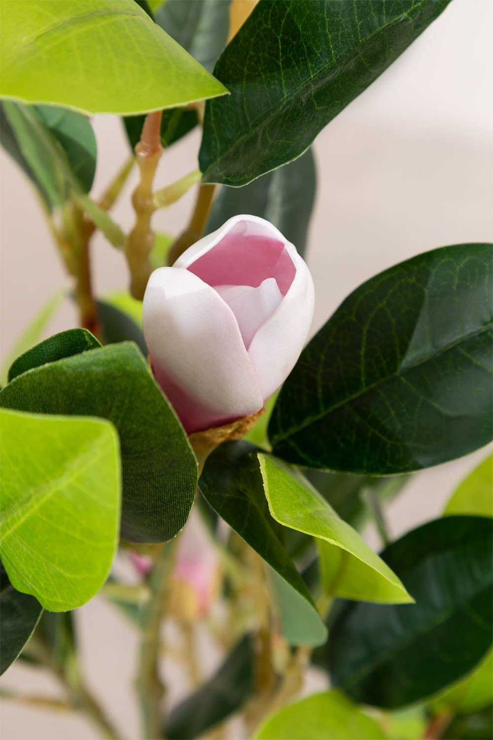 Sklum Magnolia pianta artificiale PVC verde 70 cm