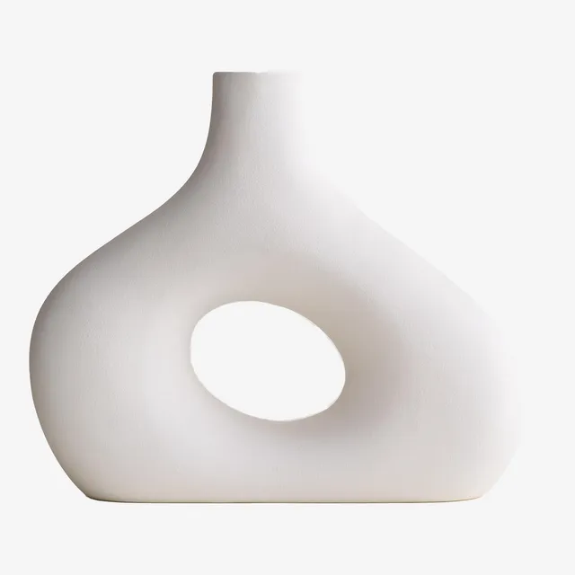 Sklum Sabel vaso ceramica 20 cm sagomato