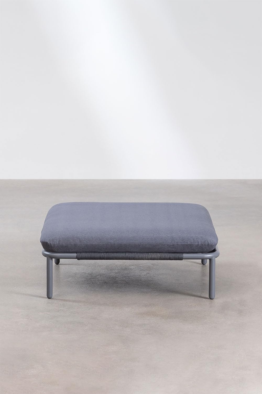 Sklum Roubly Style moduli divano giardino grigio antracite acciaio