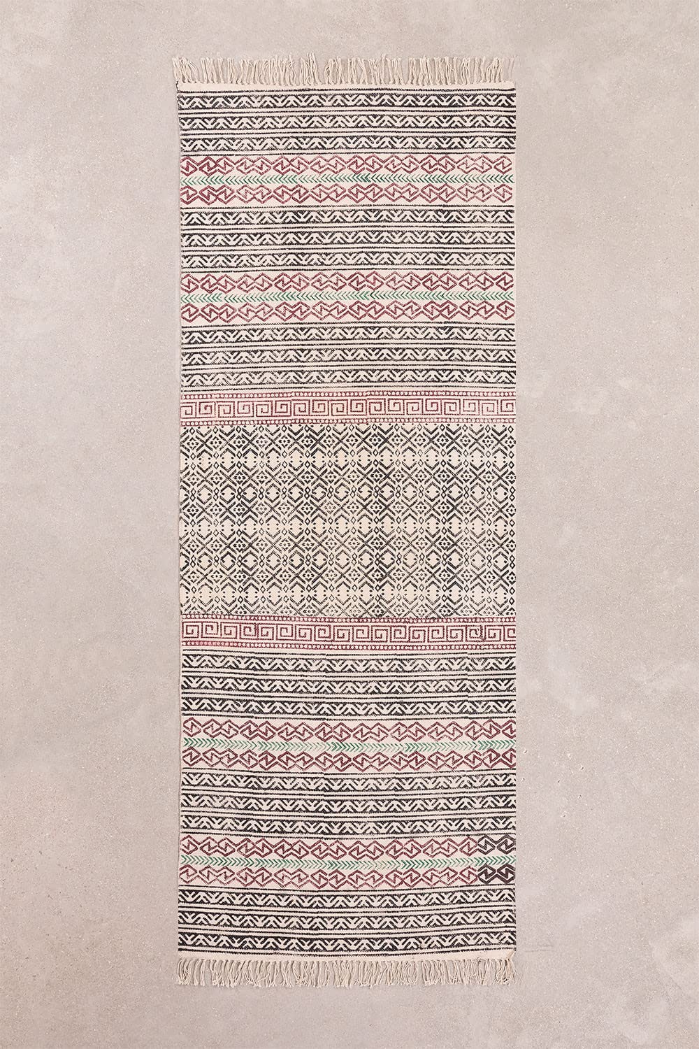 Sklum Sousa tappeto 203,5x78,5 cm multicolor in cotone