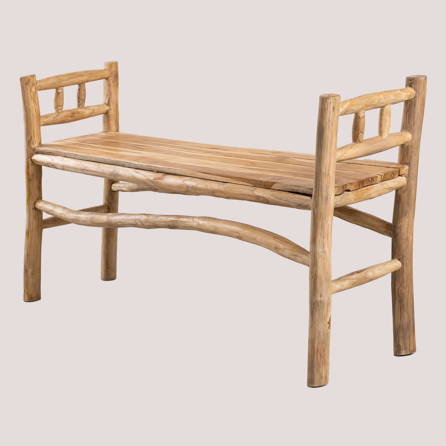 Sklum Narel panchina da giardino legno teak 127 cm