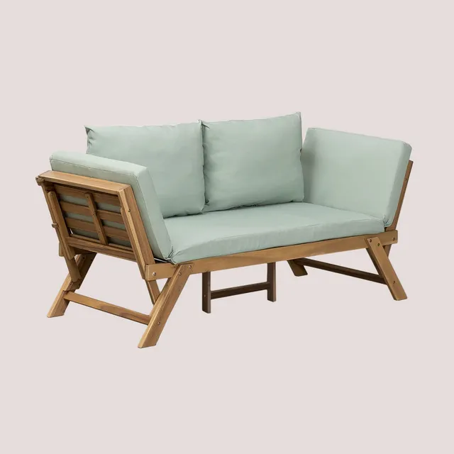 Sklum Guille Style Divano da Giardino 3 Posti Celadon